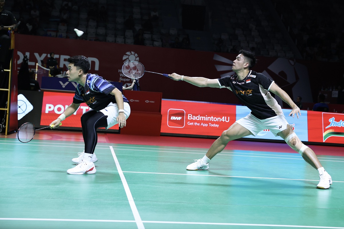 Langkah pasangan ganda putra Indonesia Leo/Daniel kandas di babak awal Indonesia Open 2026. (Foto/doc Indonesia Open)