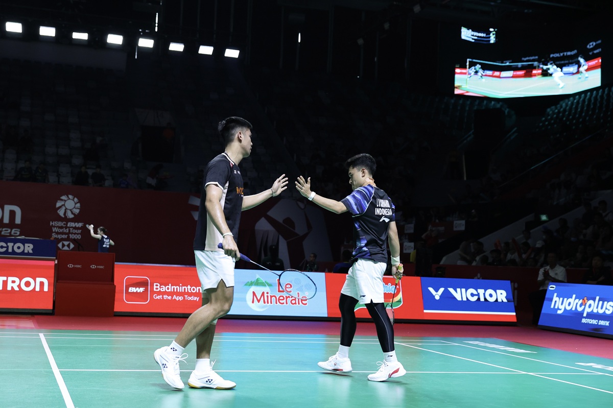 Leo/Daniel Tersingkir di Babak Awal Indonesia Open 2026. (Foto/Polyton Indonesia Open 2026).