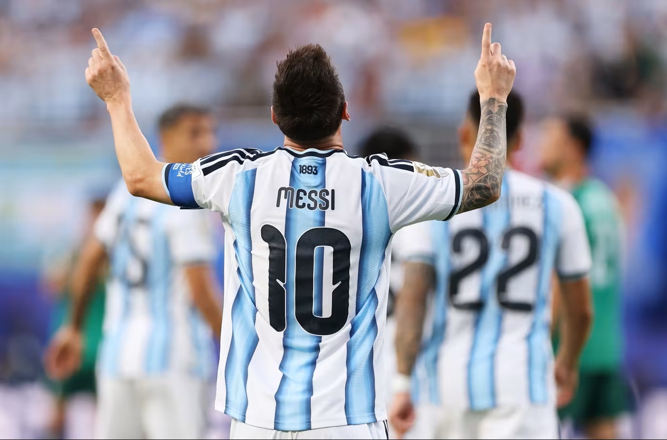 Lionel Messi Samai Rekor Miroslav Klose Usai Cetak Hat-trick ke Gawang Aljazair. (Foto/FIFA)