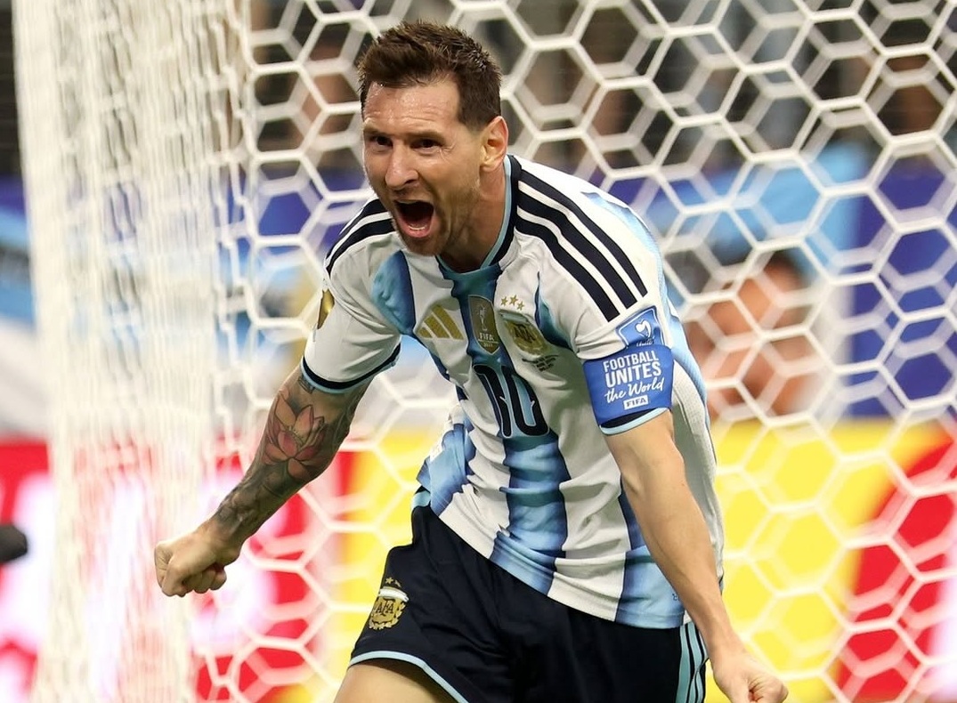 Kapten Timnas Argentina Lionel Messi. (Foto/instagram afaseleccion).