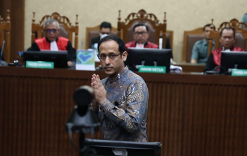 Eks Mendikbudristek Nadiem Makarim. (Foto/Istimewa)