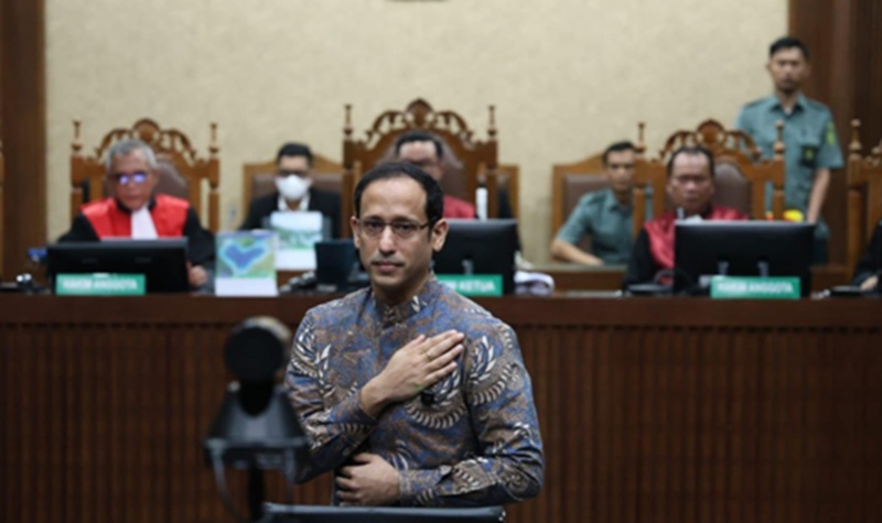 Eks Mendikbudristek Nadiem Makarim  (Beritanasional.com/Oke Atmaja)