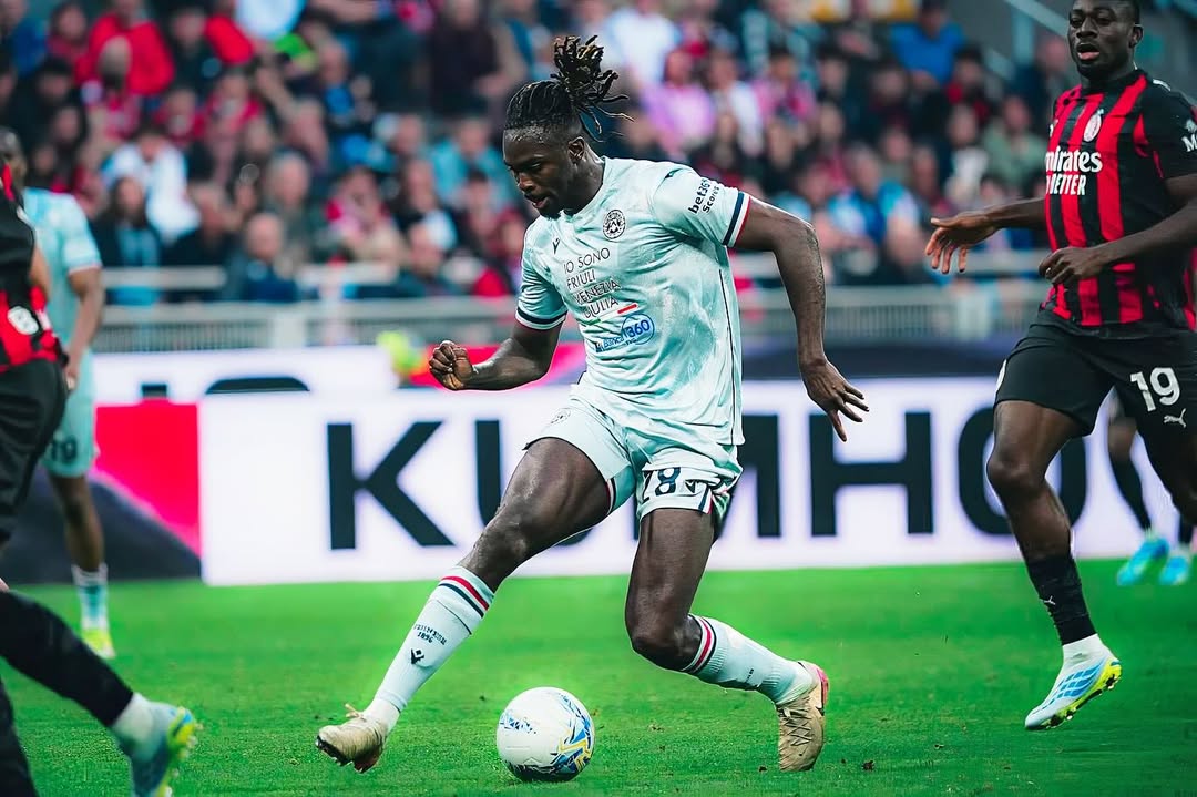 Bek Udinese Oumar Solet. (Foto/Instagram Oumar Solet)