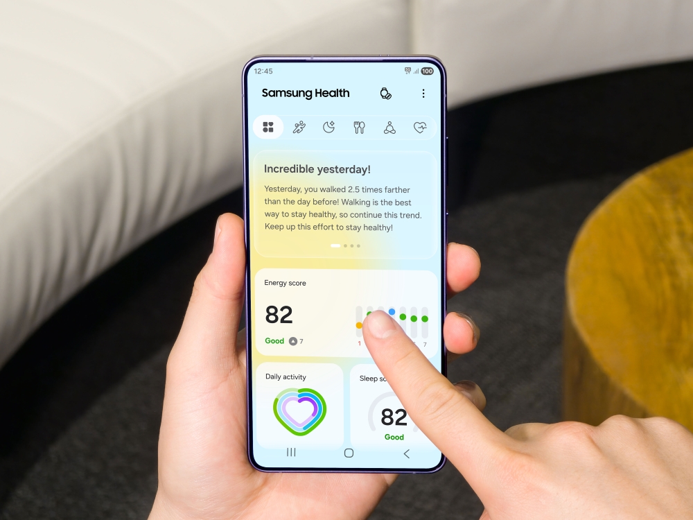 Aplikasi Samsung Health. (BeritaNasional/Samsung)