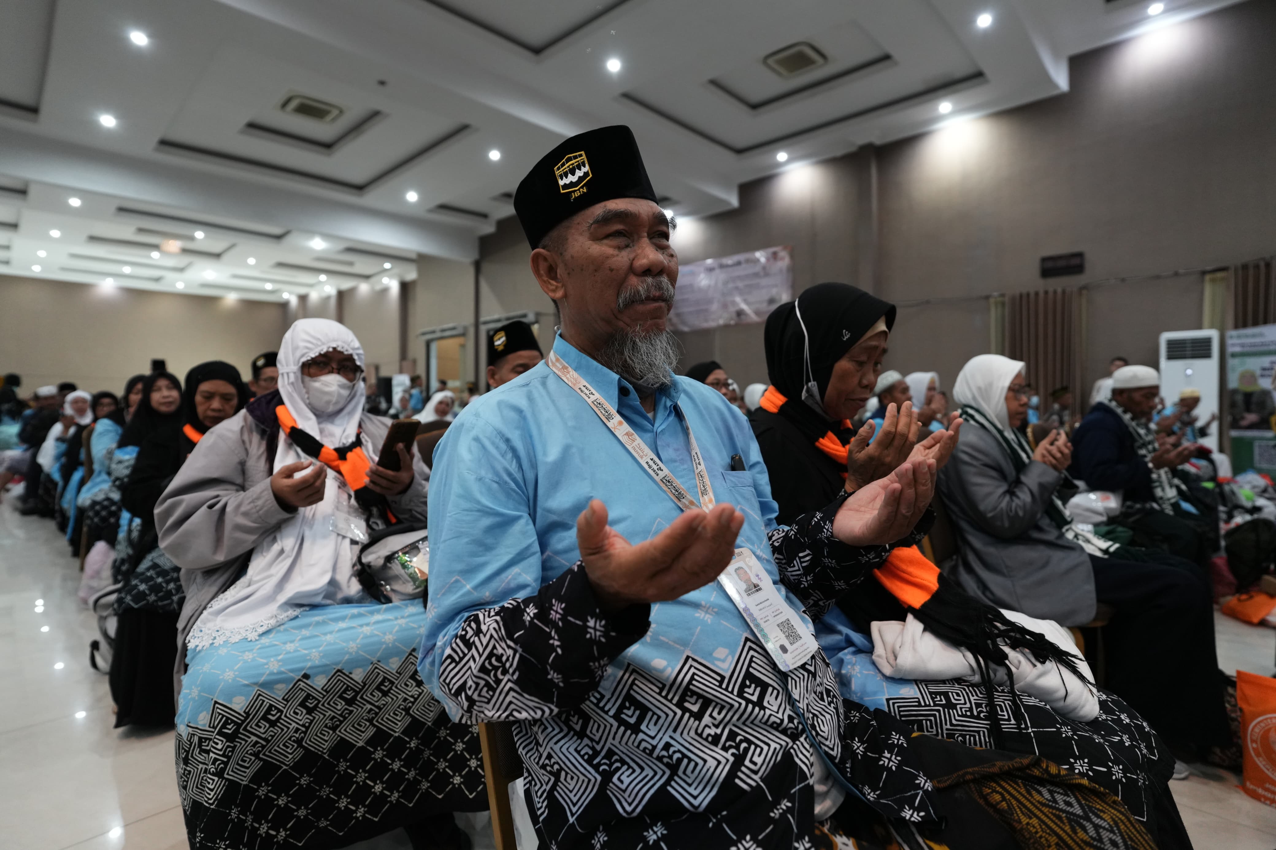 Proses pemulangan jemaah haji Indonesia. (Foto/Kemenhaj)