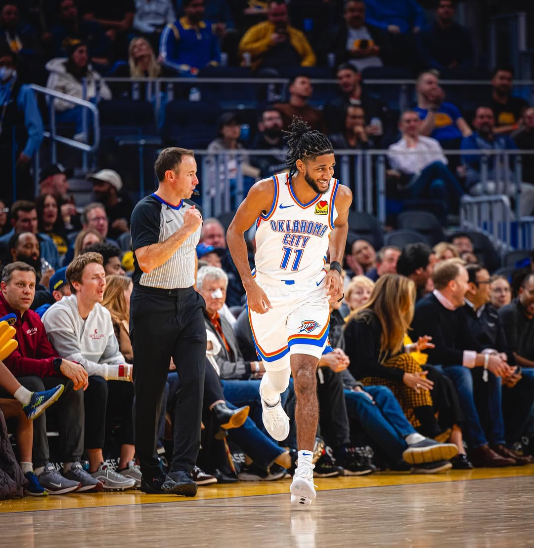 Isaiah Joe saat bermain untuk OKC Thunder. (Foto/Instagram Isaiah Joe)