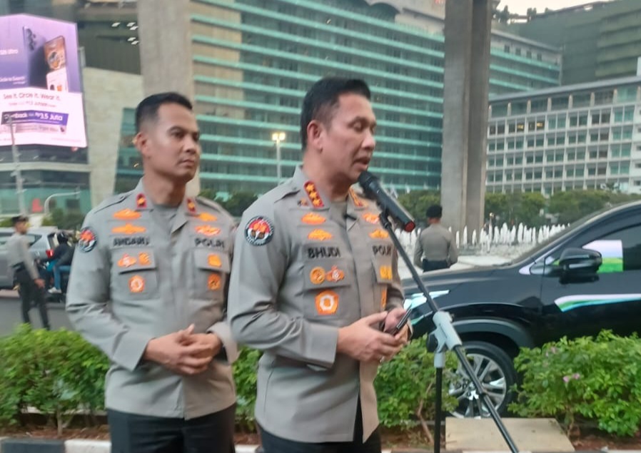Kabid Humas Polda Metro Jaya Kombes Pol. Budi Hermanto kepada wartawan, Jumat (12/6/2026). (BeritaNasional/Bachtiar)
