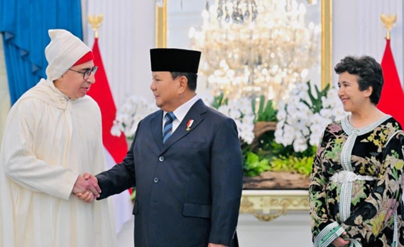 Presiden Prabowo terima surat dari dubes baru (Foto/Setpres)