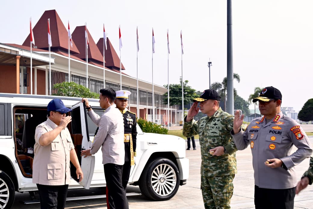 Presiden Prabowo Terbang ke Lampung, Resmikan RSUD dan Buka Munas HIPMI XVIII. (Foto/BPMI)