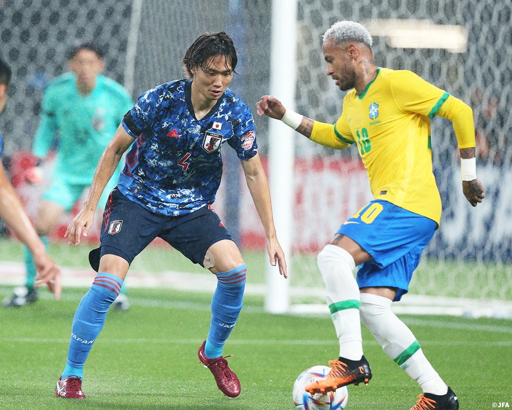 Pertandingan Brasil vs Jepang. (Foto/JFA)