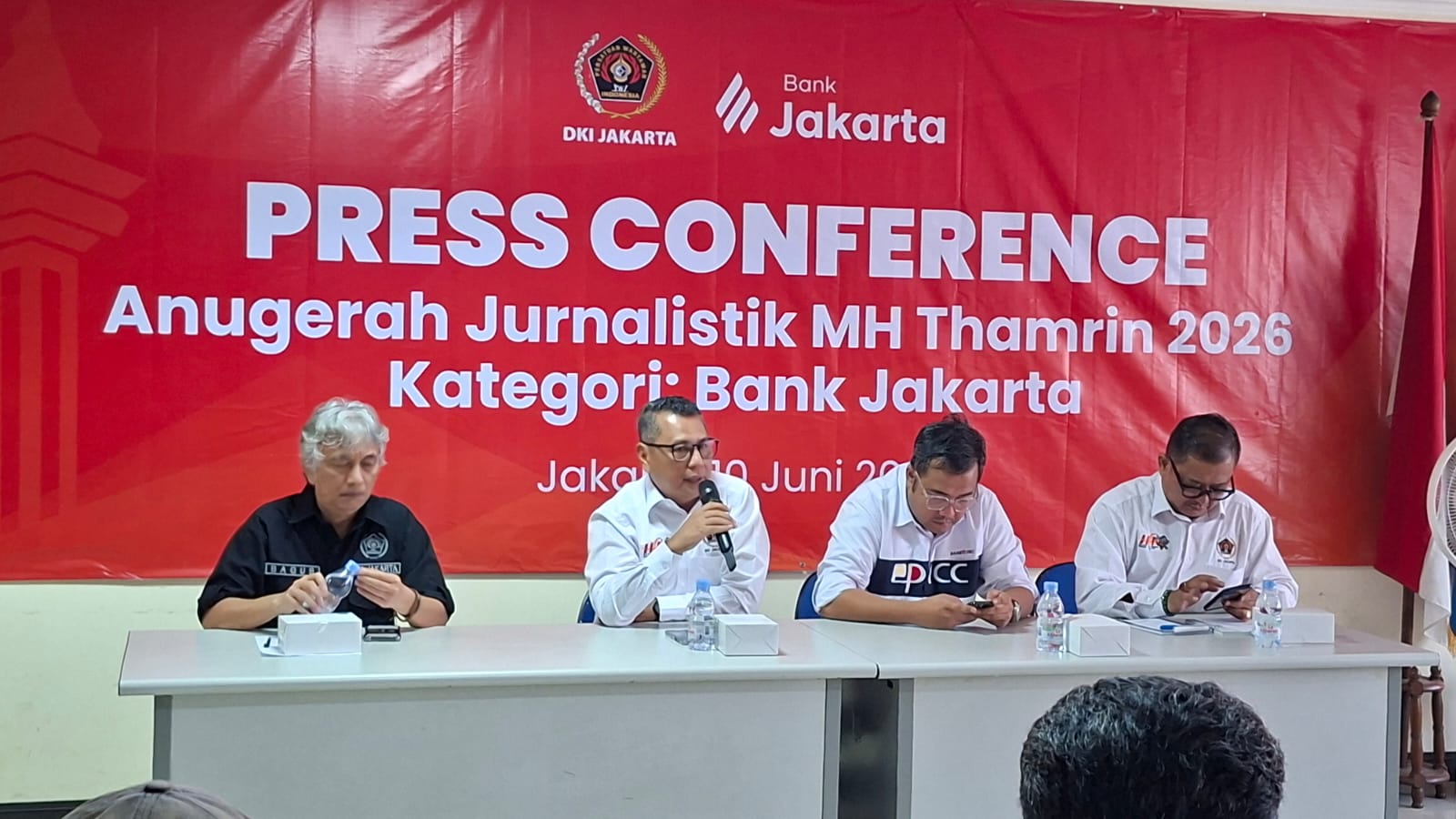 PWI Jaya dan Bank Jakarta umumkan Lomba Karya Jurnalistik Mohammad Hoesni Thamrin (MHT) 2026. (BeritaNasional/PWI Jaya)