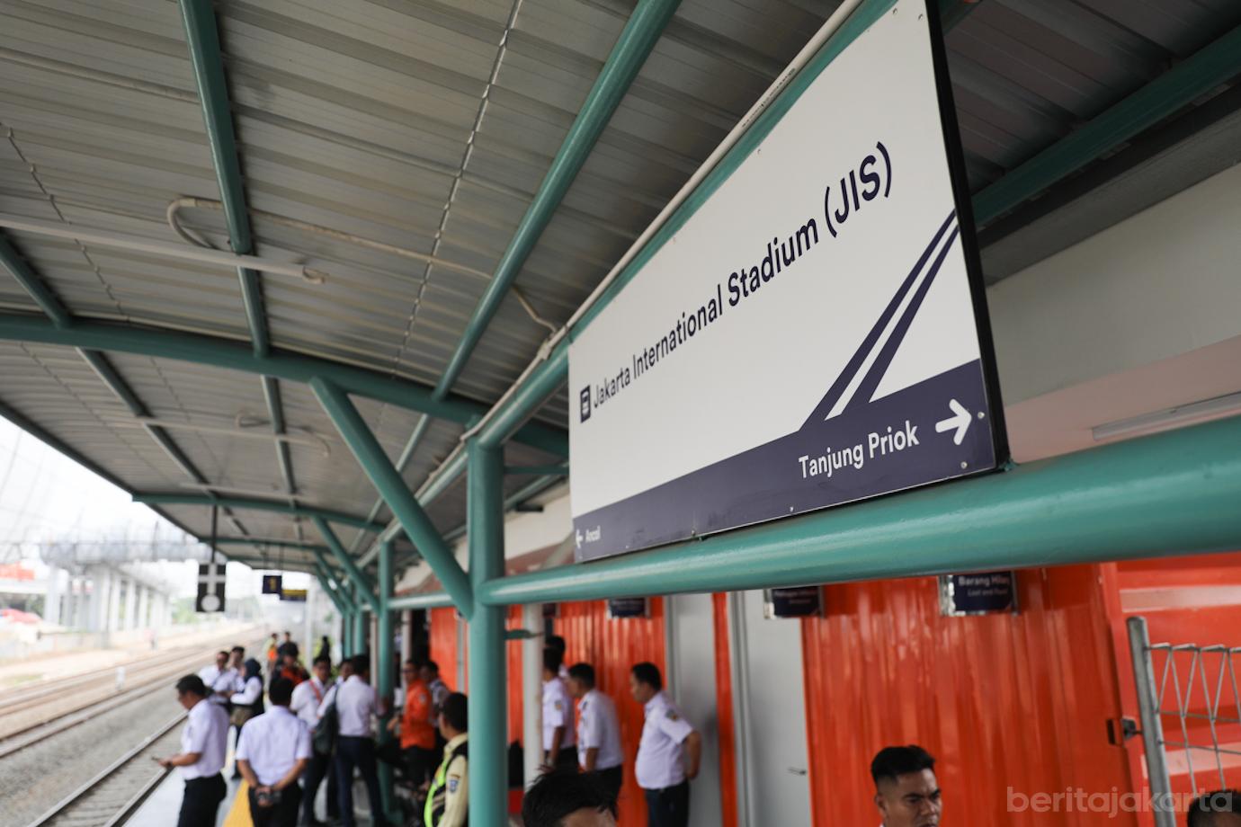 Stasiun KRL JIS. (Foto/Beritajakarta).