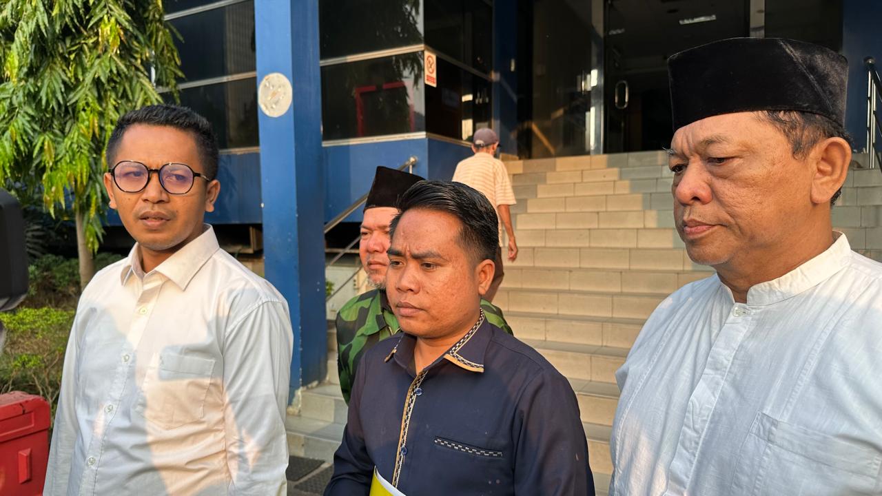 Pengacara Ketua DPC PPP Jaksel, Dal Lyckhen saat ditemui di Mapolda Metro Jaya. (BeritaNasional/Bachtiar)