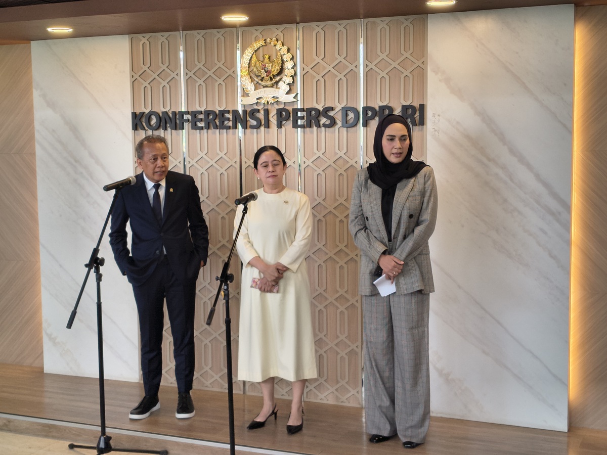 Ketua DPP PDIP Puan Maharani (tengah). (BeritaNasional/Ahda)