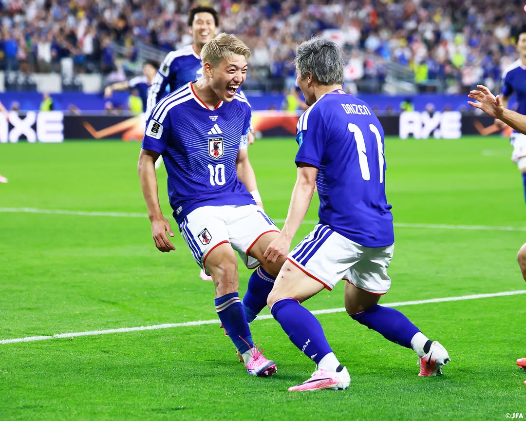 Skuad Timnas Jepang saat menghadapi Swedia di Piala Dunia 2026. (Foto/Instagram Timnas Jepang)