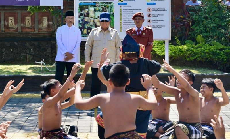 Presiden Prabowo tinjau SRMP 17 Bali (Foto/Setpres)