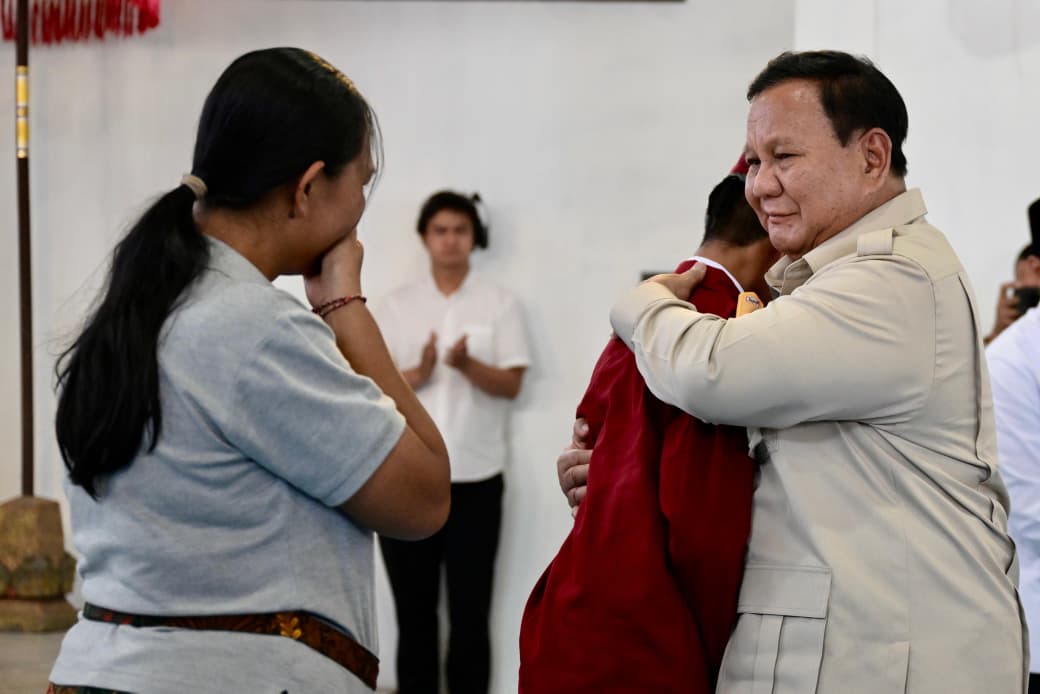 Presiden RI Prabowo Subianto melakukan kunjungan kerja meninjau Sekolah Rakyat Menengah Pertama (SRMP) 17 Tabanan, Bali. (BeritaNasional/Elvis/HO Foto: Cahyo - Biro Pers Istana Presiden)