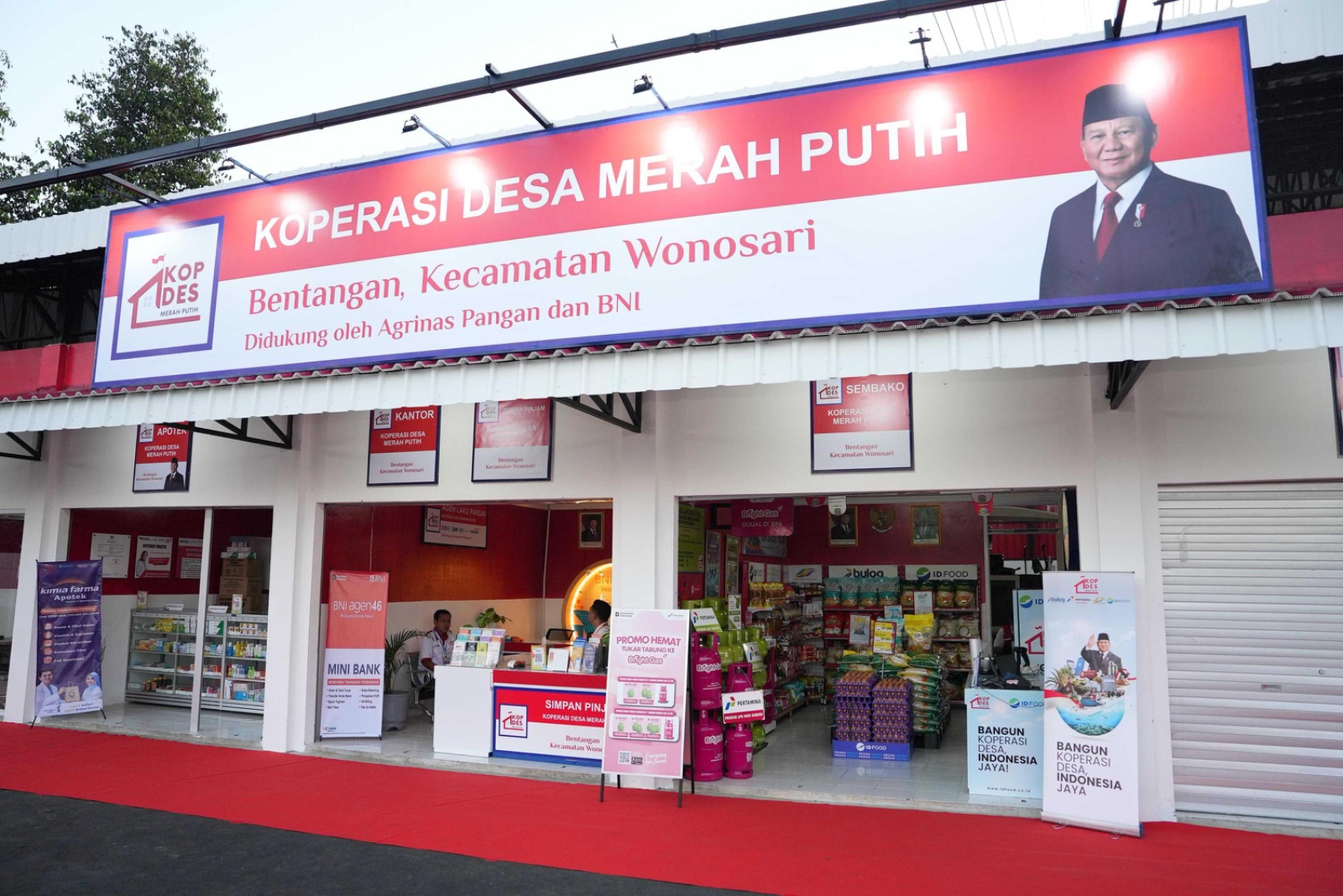 Ilustrasi Kopdes Merah Putih. (Foto/Ist)