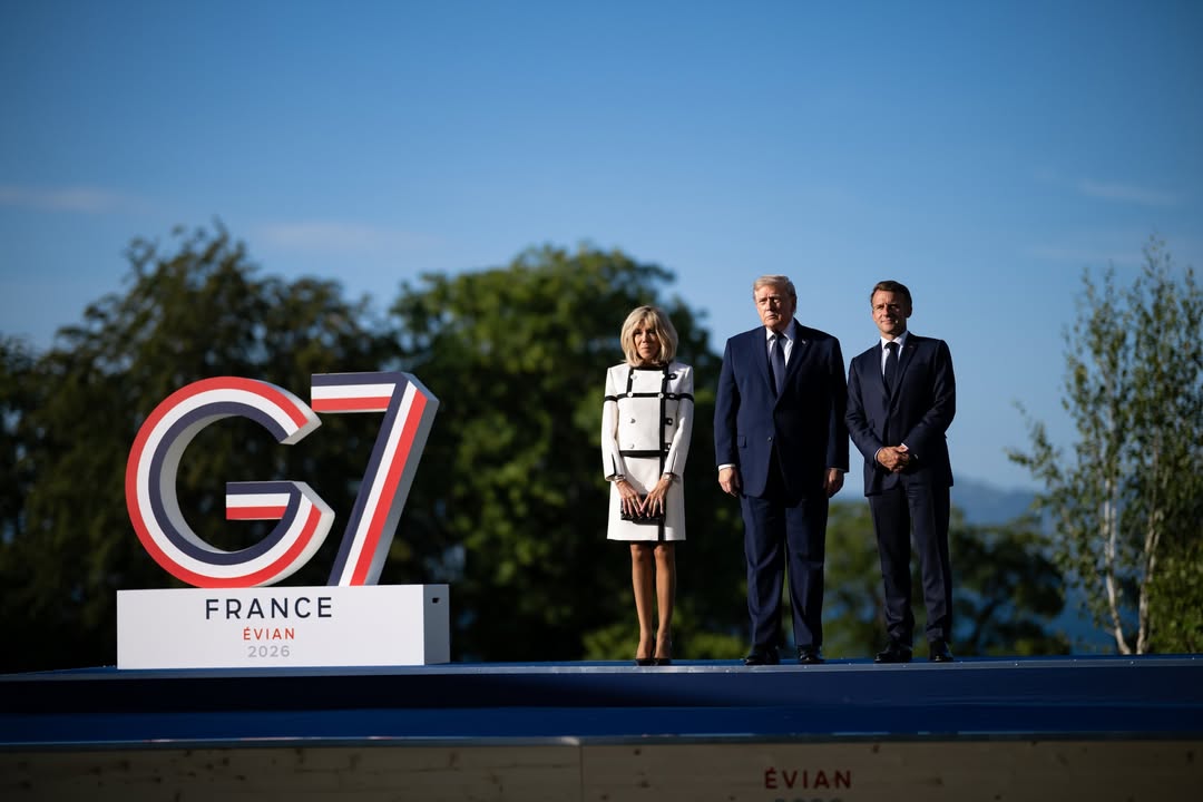 Presiden AS Donald Trump saat mengikuti KTT G7 di Prancis. (Foto/Instagram White House)