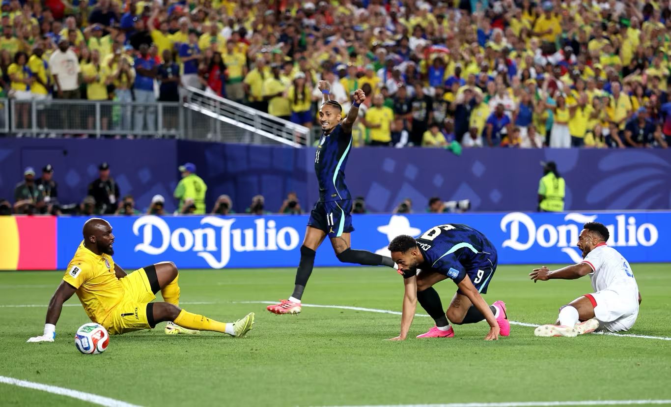 Pertandingan Brasil vs Haiti. (Foto/FIFA)