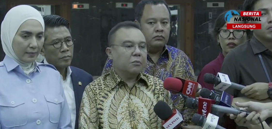 Wakil Ketua DPR Sufmi Dasco Ahmad. (Foto/tangkapan layar)