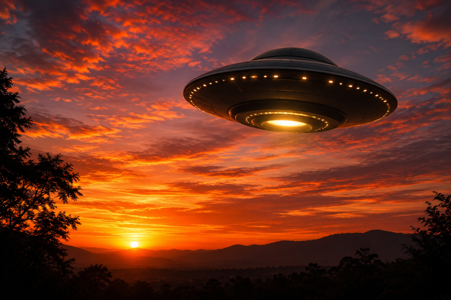 Peringatan 21 Juli - Hari UFO Nasional - Ilustrasi UFO. (BeritaNasional/ChatGPT)