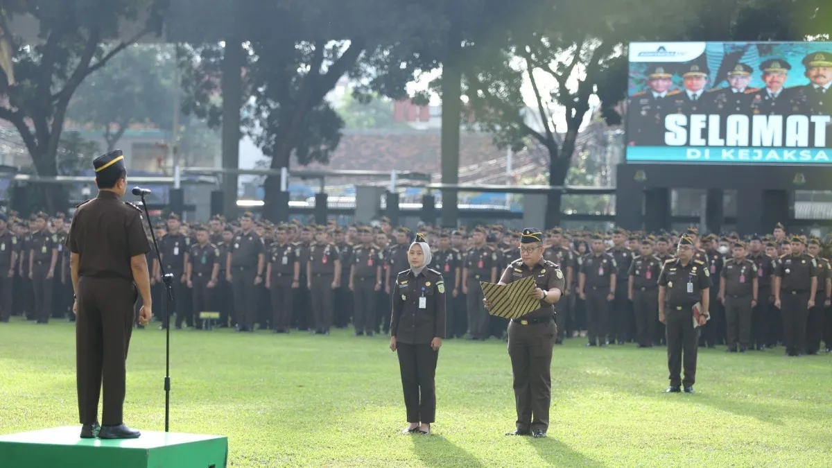 Peringatan 22 Juli - Hari Bakti Adhyaksa - Apel di Kejaksaan Agung RI. (BeritaNasional/Kejagung RI).