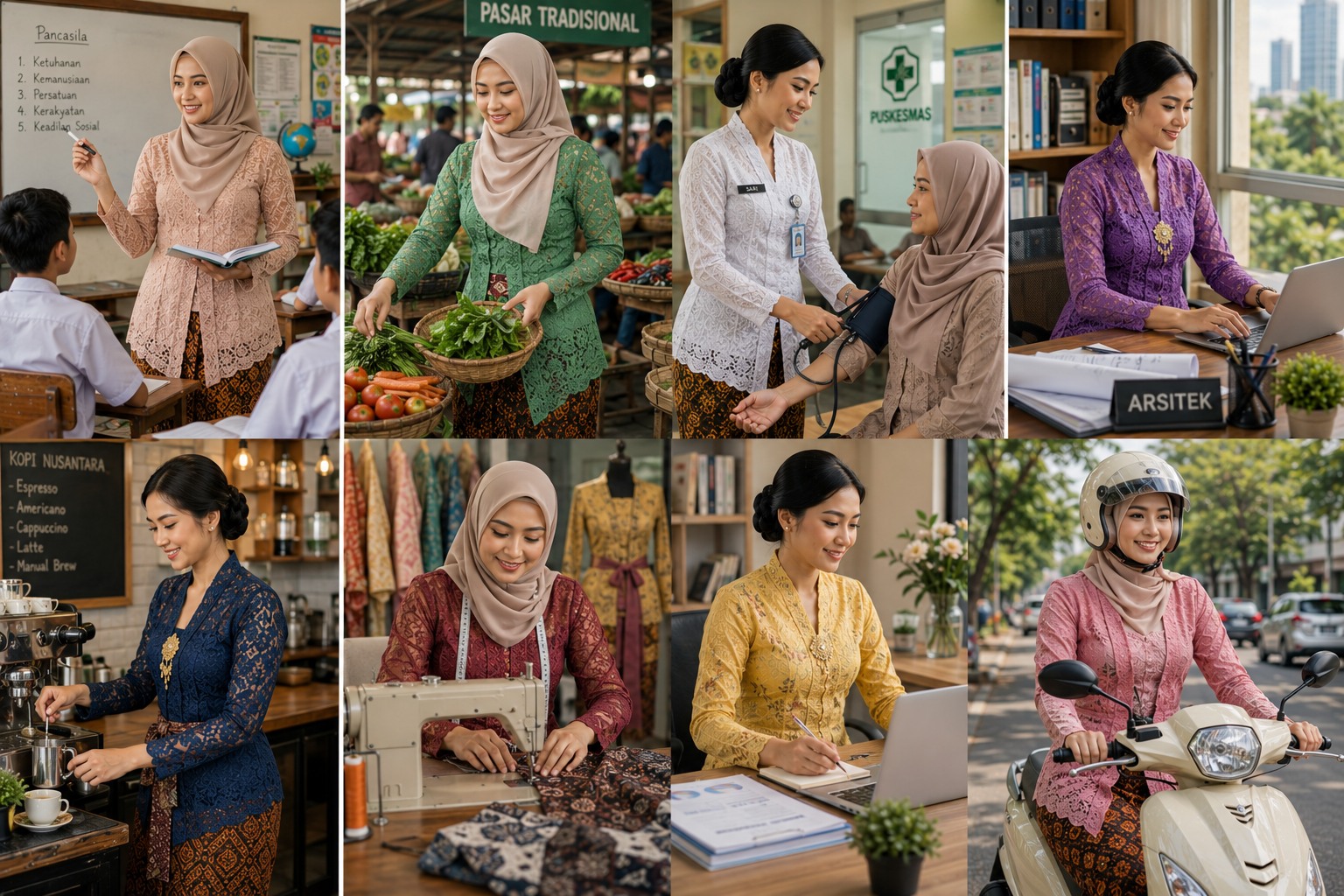 Peringatan 24 Juli - Hari Kebaya Nasional 2026. (BeritaNasional/ChatGPT)