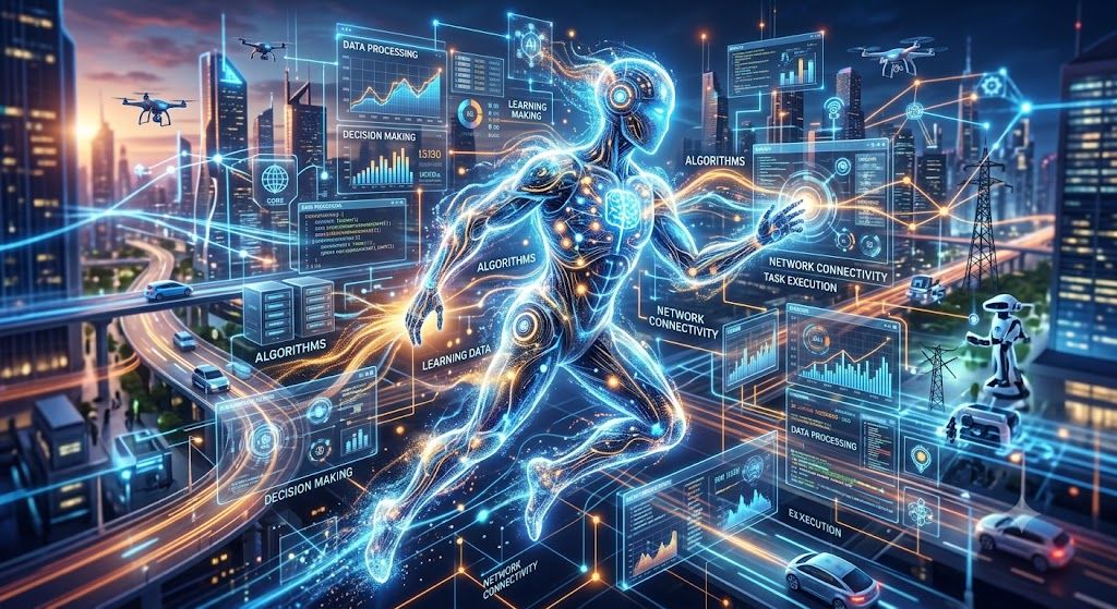 Ilustrasi Artificial Intelligent (AI). (BeritaNasional/Gemini AI)