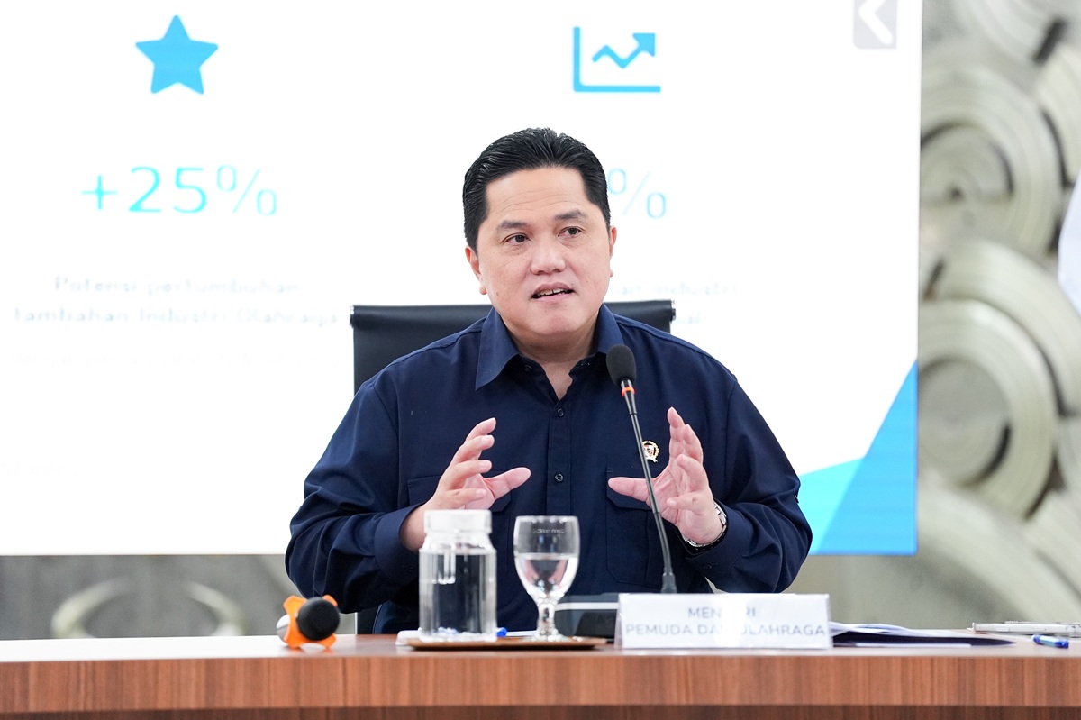 Menteri Pemuda dan Olahraga Erick Thohir. (Foto/Bakom RI)