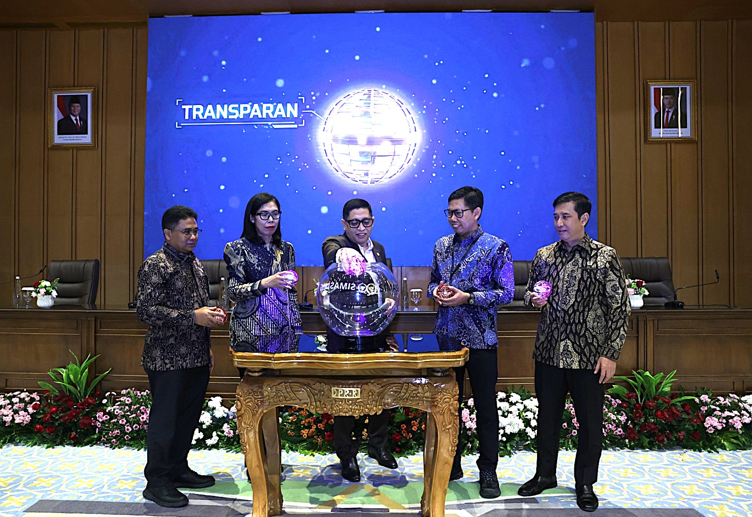 DPR RI secara resmi meluncurkan Sistem Informasi Partisipasi Legislasi (SIMASLEG). (BeritaNasional/Elvis/HO Baleg)