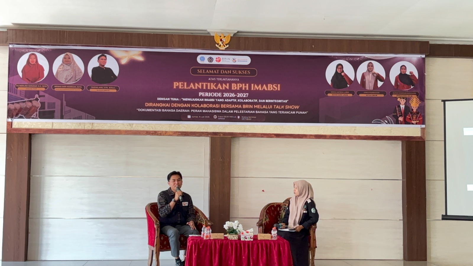 BRIN mengajak mahasiswa UMTS melestarikan bahasa melalui riset. (Foto/doc BRIN)