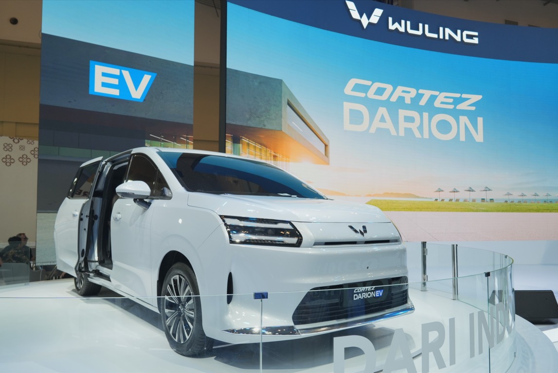 Wuling Cortez Darion EV hadir sebagai MPV listrik. (Foto/Wuiling)