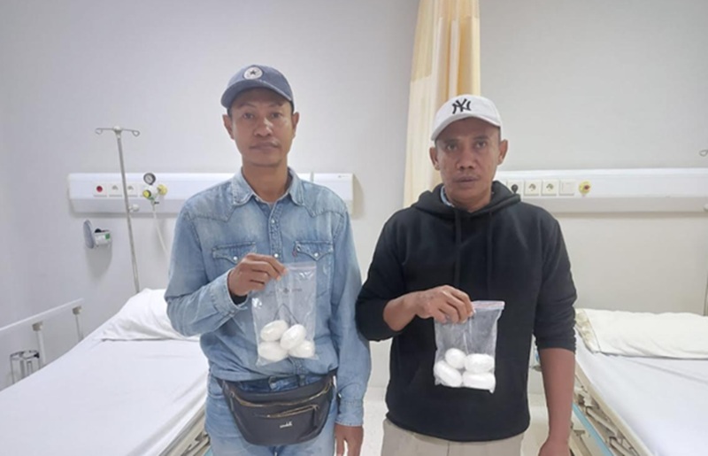 Selundupkan sabu di dalam perut (Beritanasional/Bachtiar)