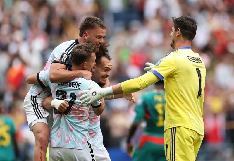 Pertandingan Belgia vs Senegal. (Foto/FIFA)