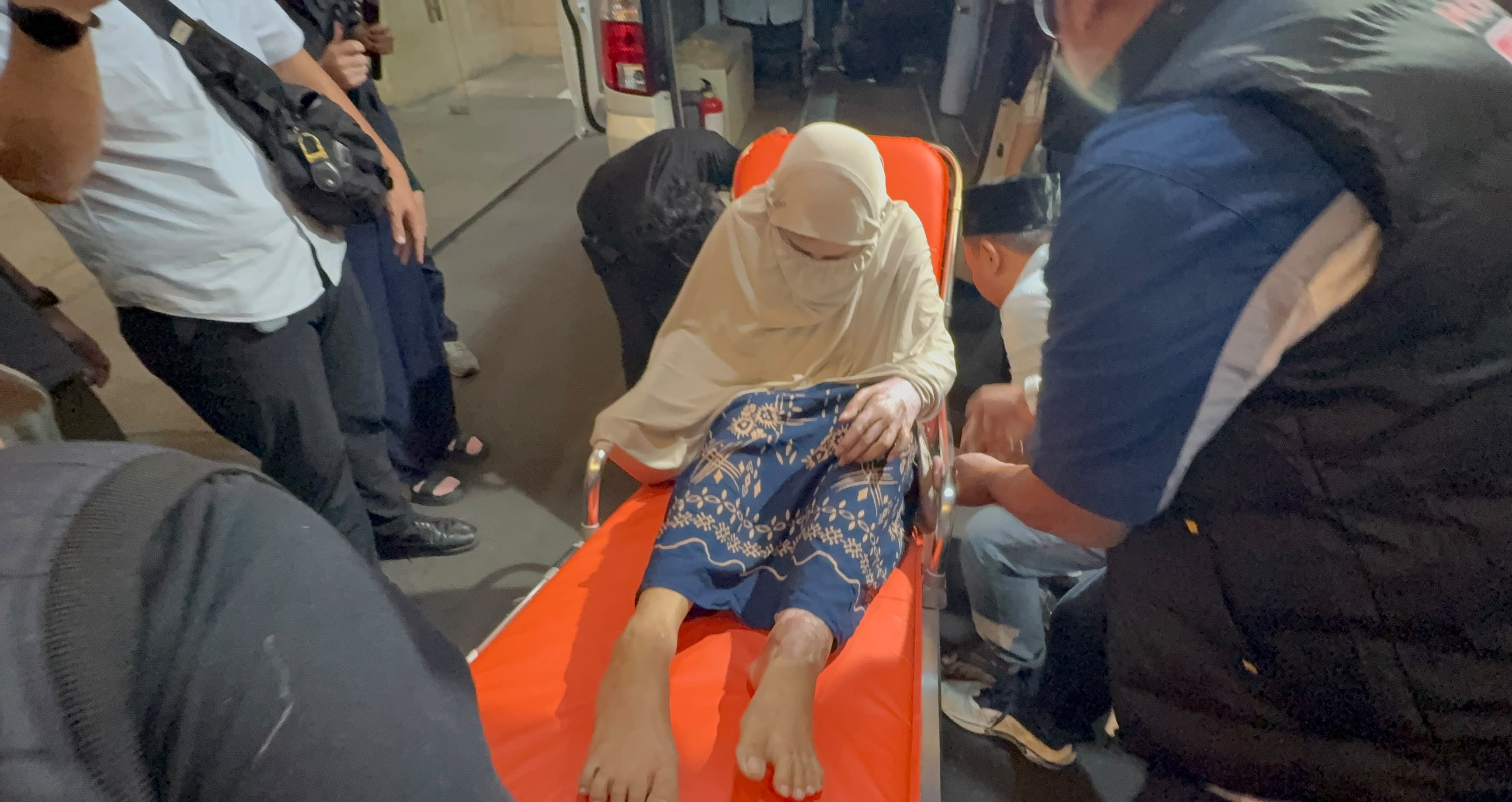 Perempuan korban penganiayaan oleh oknum polisi. (Foto/Ist)