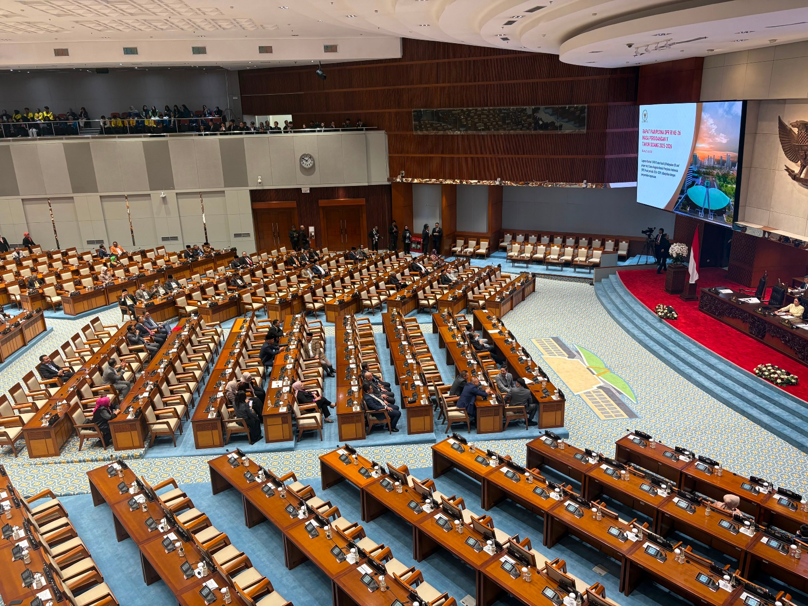 Rapat Paripurna DPR RI, Selasa (21/7/2026). (BeritaNasional/Ahda)