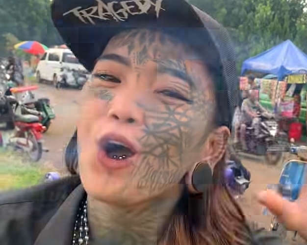 Dita Restu Amanda alias Mondy Tatto. (Foto/Ist)