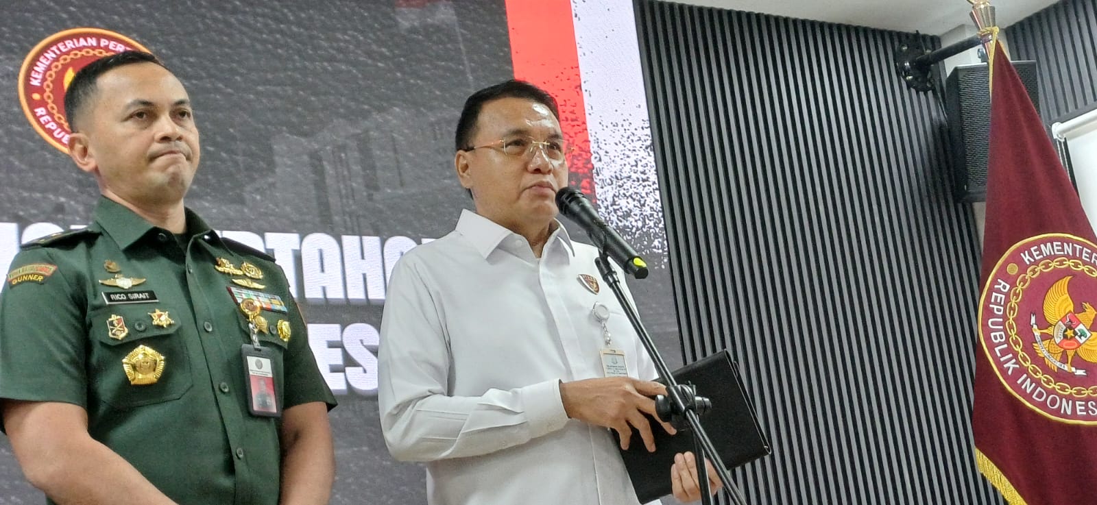 Jubir Satgas PKH Barita Simanjuntak. (BeritaNasional/Bachtiar)