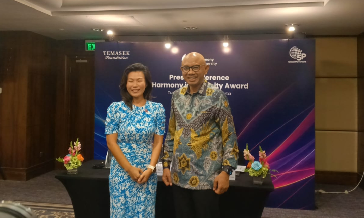 Konferensi pers ajang Harmony in Diversity Award di Hotel Indonesia Kempinski, Jakarta. (Foto/Ist)