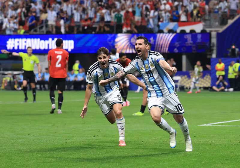 Pertandingan Argentina vs Mesir di Piala Dunia 2026. (Foto/FIFA)