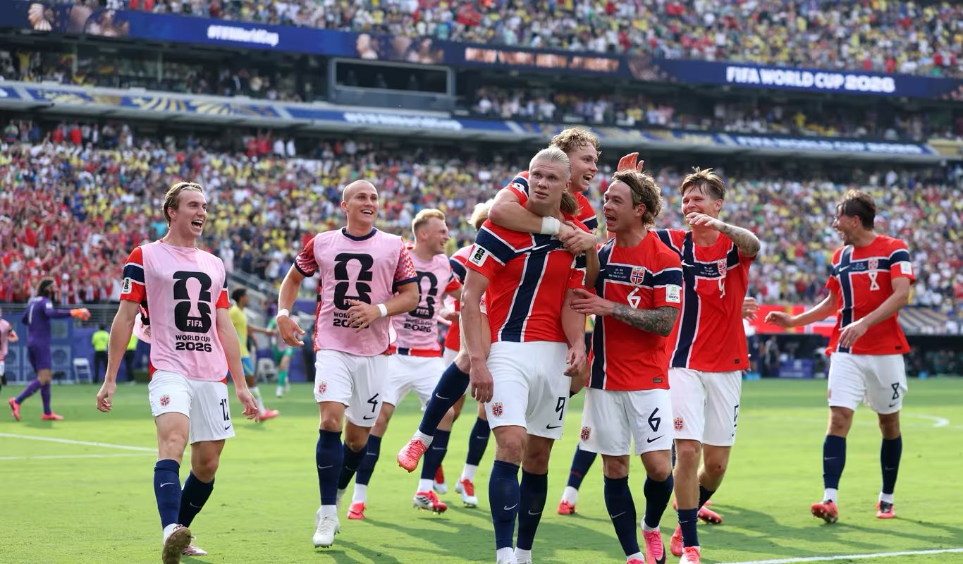 Pertandingan Brasil vs Norwegia. (Foto/FIFA)