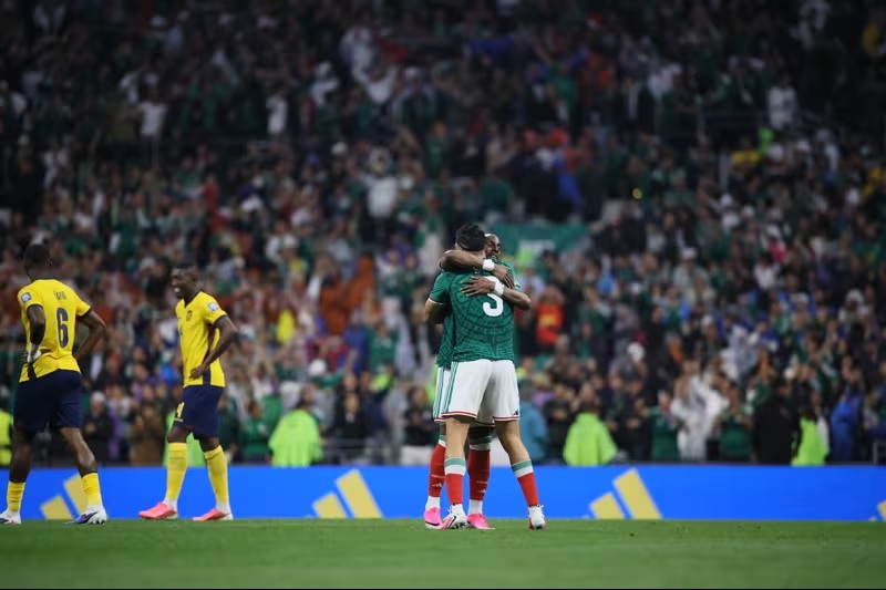 Pertandingan Meksiko vs Ekuador. (Foto/FIFA)