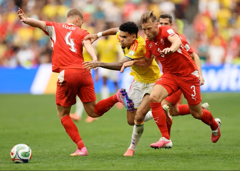 Pertandingan Swiss vs Kolumbia di Piala Dunia 2026. (Foto/FIFA)