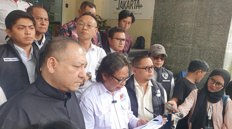 Organisasi Media Independen Online (MIO) Indonesia laporkan Hotman Paris (Beritanasional/Bachtiar)