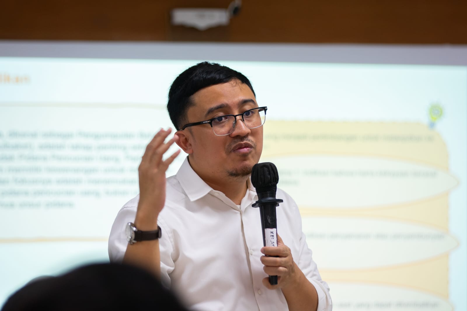 Ketua IM57+ Institute Lakso Anindito. (BeritaNasional/Ami)