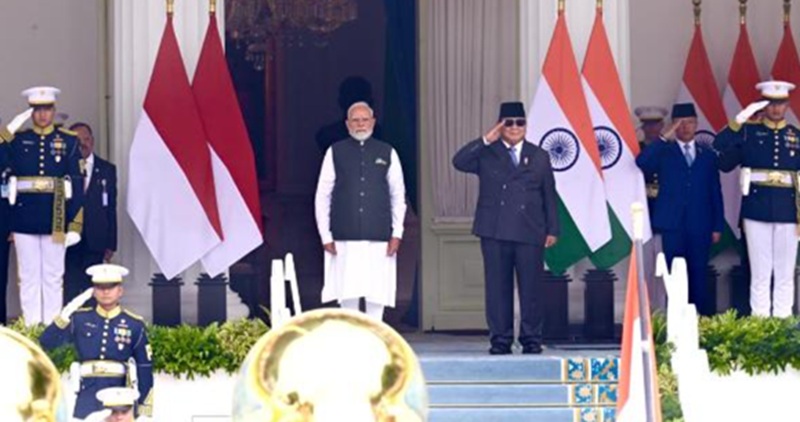 Presiden Prabowo Subianto dan Perdana Menteri India Narendra Modi (Foto/Setpres)