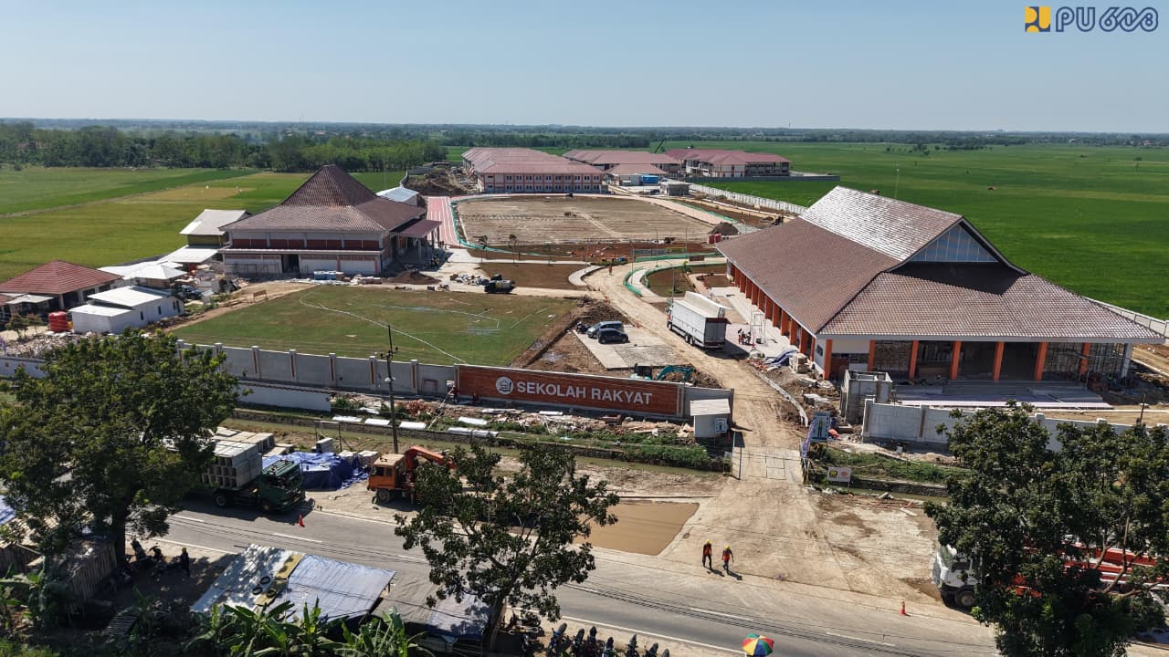 Sekolah Rakyat di Sumedang. (BeritaNasional/KemenPU)