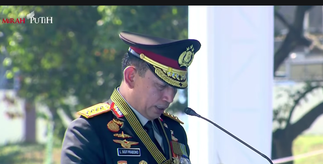 Kapolri Jenderal Listyo Sigit Prabowo. (Foto/YouTube Sekretariat Presiden)