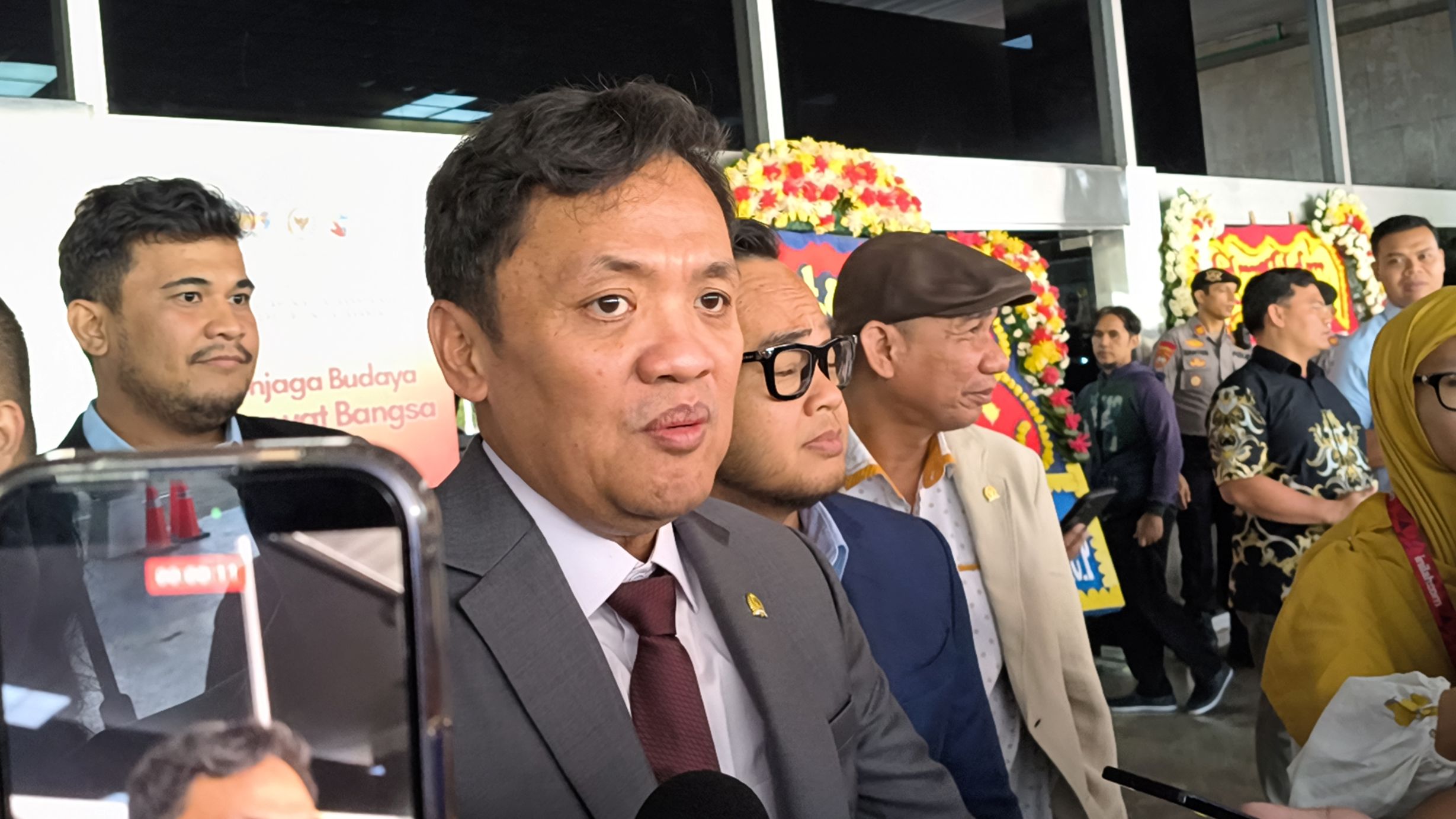 Ketua Komisi III DPR Habiburokhman di Kompleks Parlemen, Senayan, Jakarta, Selasa (14/7/2026). (Beritanasional.com/Ahda)
